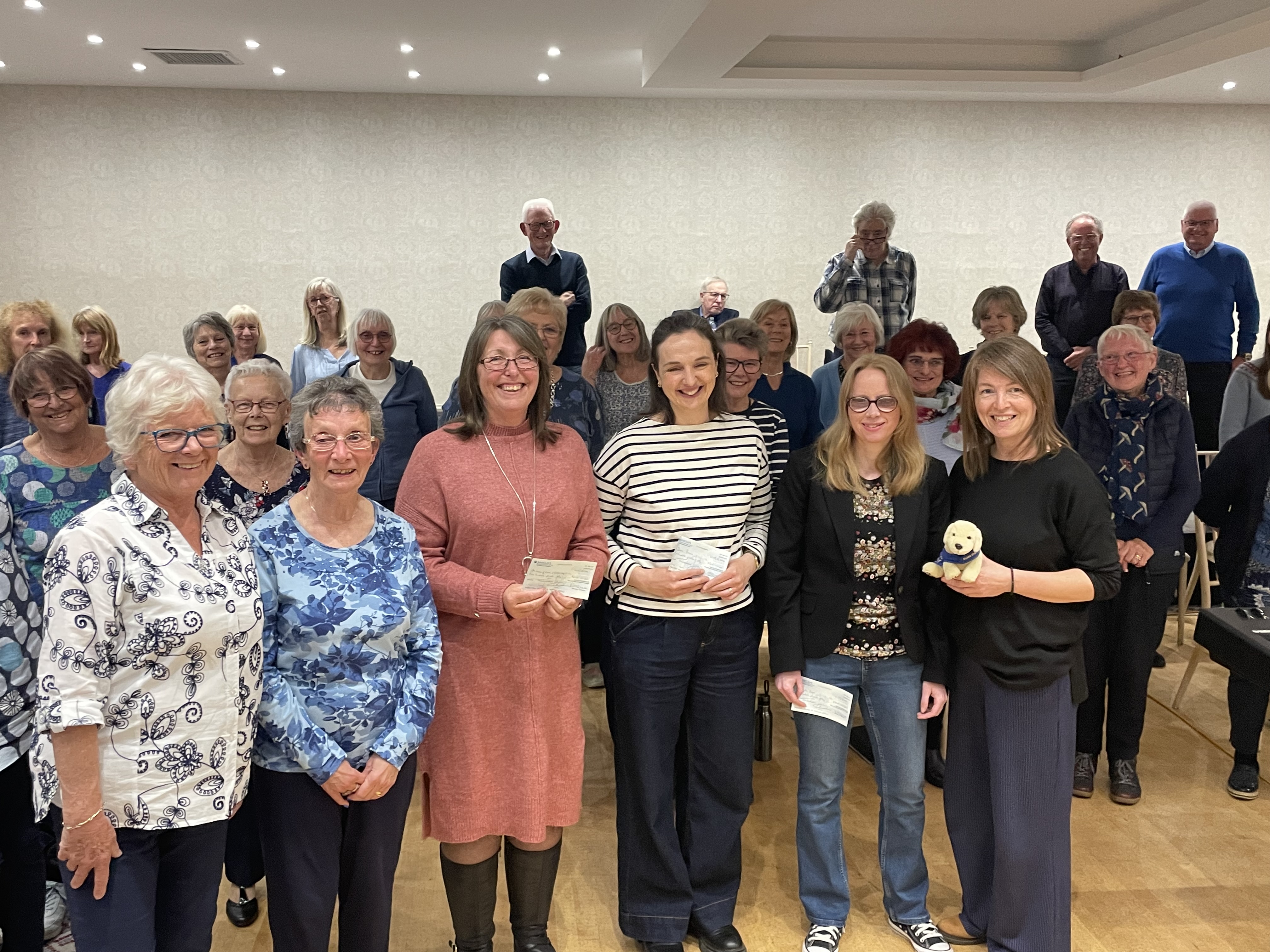 Choir donates another £2000 to local charities, bringing the total to £38,500