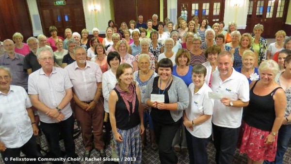 Photo of choir presentation 